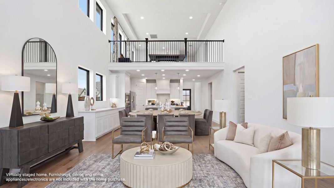 Furnished interior view inside a new home in Cambridge Crossing, Celina (Image 6).