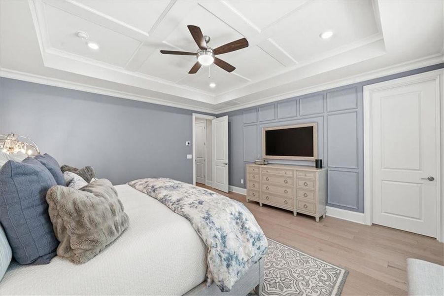 Furnished interior view inside a new home in Manning on the Square, Alpharetta (Image 39).