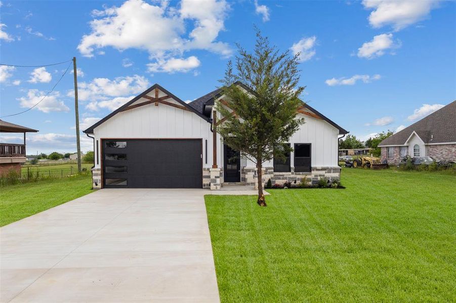 Front exterior of a new home in , Alvarado, TX, highlighting curb appeal (Image 1). Front exterior of a new home in , Alvarado, TX, highlighting curb appeal (Image 1).