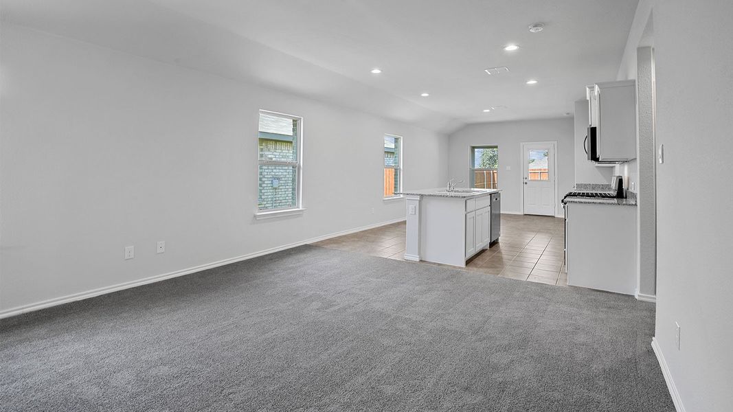Representative unfurnished interior of a home built from the Brooke by D.R. Horton in The Hills at Reunion, Newark (Image 14). Representative unfurnished interior of a home built from the Brooke by D.R. Horton in The Hills at Reunion, Newark (Image 14).