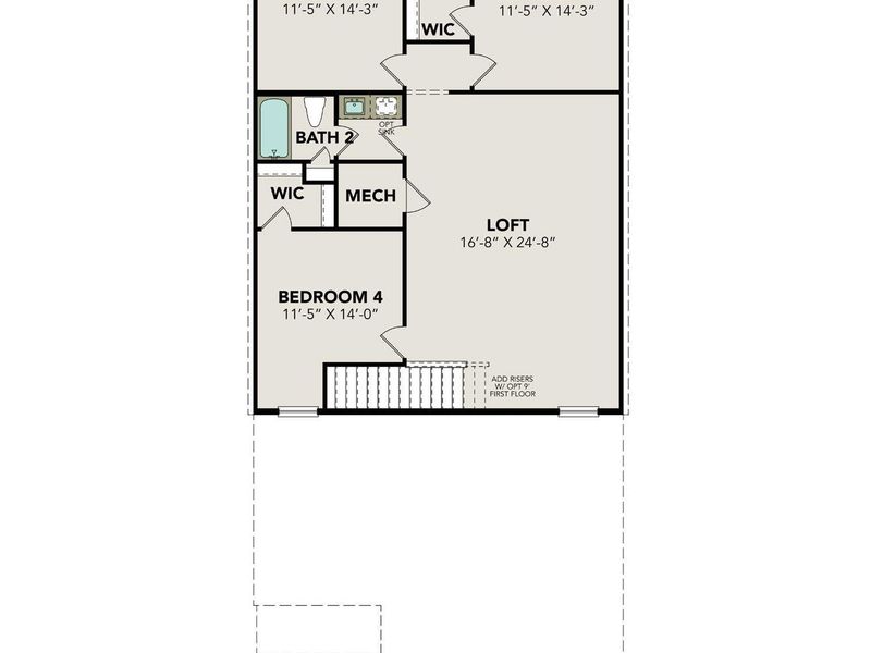 2D floor plan layout of this home in Liberty Estates, Cleveland, TX (Image 6). 2D floor plan layout of this home in Liberty Estates, Cleveland, TX (Image 6).
