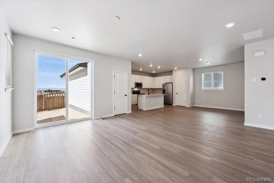 Spacious, unfurnished interior of a new home in The Boulevard II Collection at Windler, Aurora (Image 12). Spacious, unfurnished interior of a new home in The Boulevard II Collection at Windler, Aurora (Image 12).