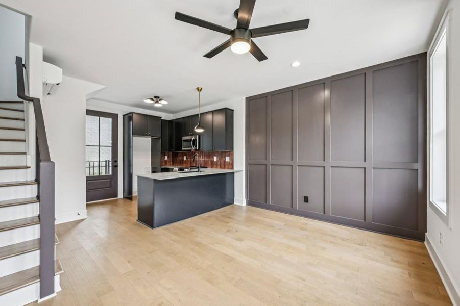 Furnished interior view inside a new home in , Atlanta (Image 7).