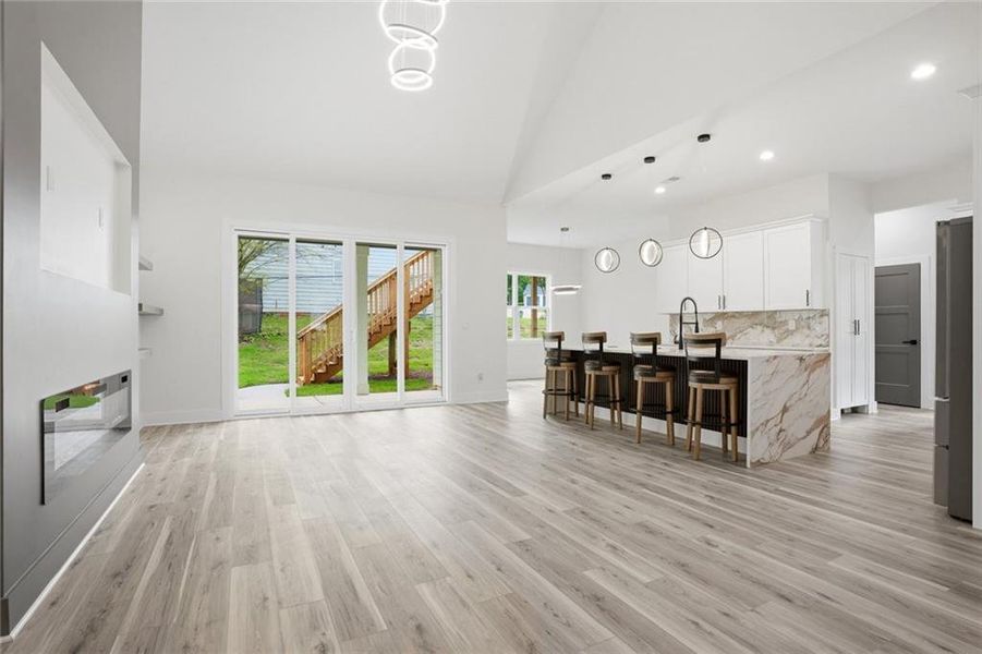 Furnished interior view inside a new home in , Stone Mountain (Image 6).