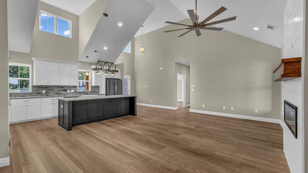 Furnished interior view inside a new home in Parallel Pastures, Poolville (Image 14).