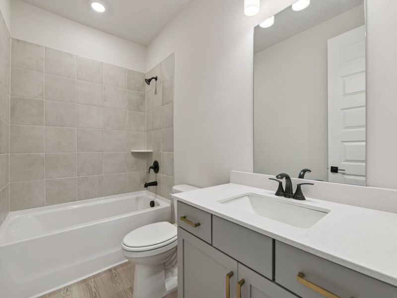 Furnished interior view inside a new home in Vines at Mill Creek - Legacy Series, Braselton (Image 12).