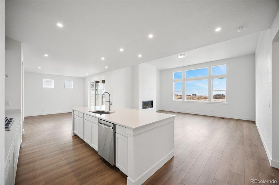 Furnished interior view inside a new home in Jackson Creek, Monument (Image 7).