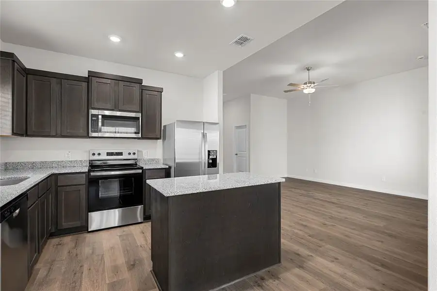 Furnished interior view inside a new home in Edmonds Ranch, Seagoville (Image 3).