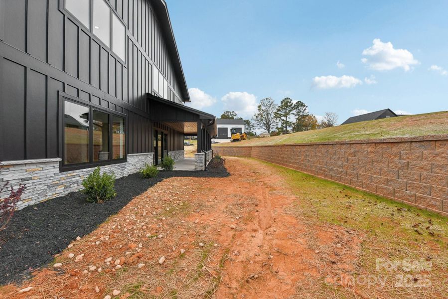 Exterior details and patio area of a home in , Mooresville (Image 2). Exterior details and patio area of a home in , Mooresville (Image 2).