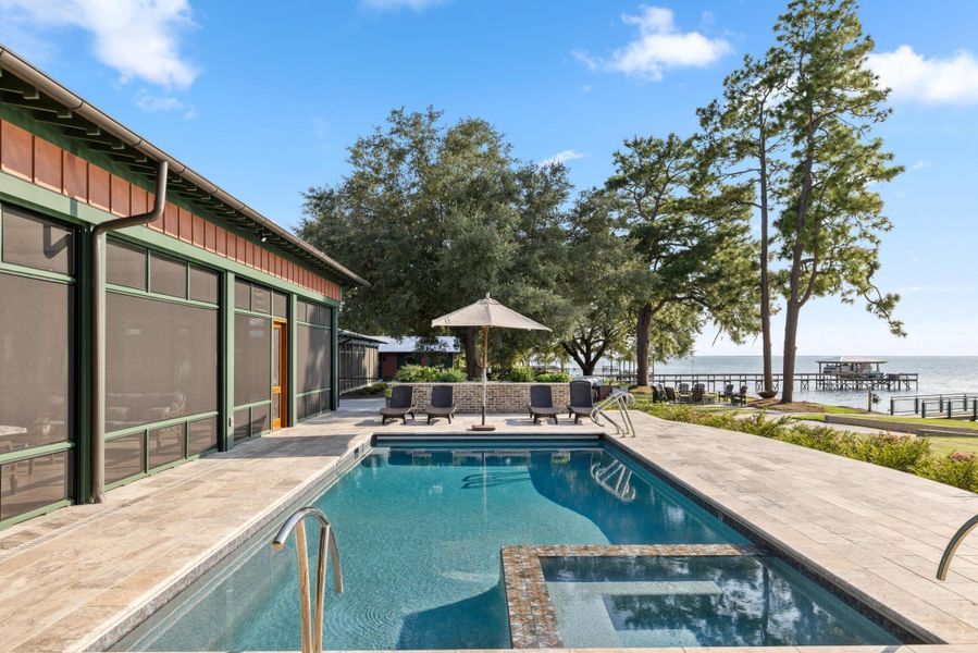 Front exterior of a new home in , Bonneau, SC, highlighting curb appeal (Image 27).