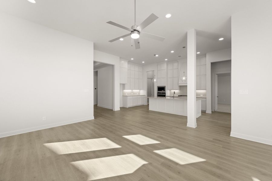 Spacious, unfurnished interior of a new home in BridgeWater - Phase 1, Midlothian (Image 18).