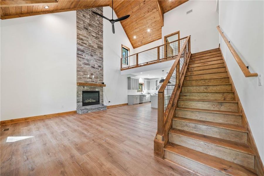 Furnished interior view inside a new home in , Ellijay (Image 9). Furnished interior view inside a new home in , Ellijay (Image 9).