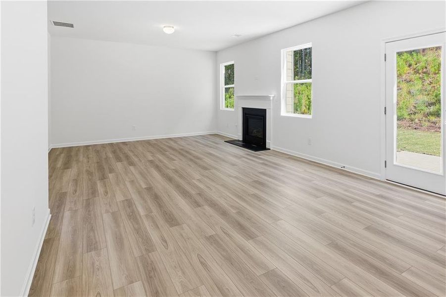 Spacious, unfurnished interior of a new home in The Reserve at Willow Oaks, Canton (Image 11).