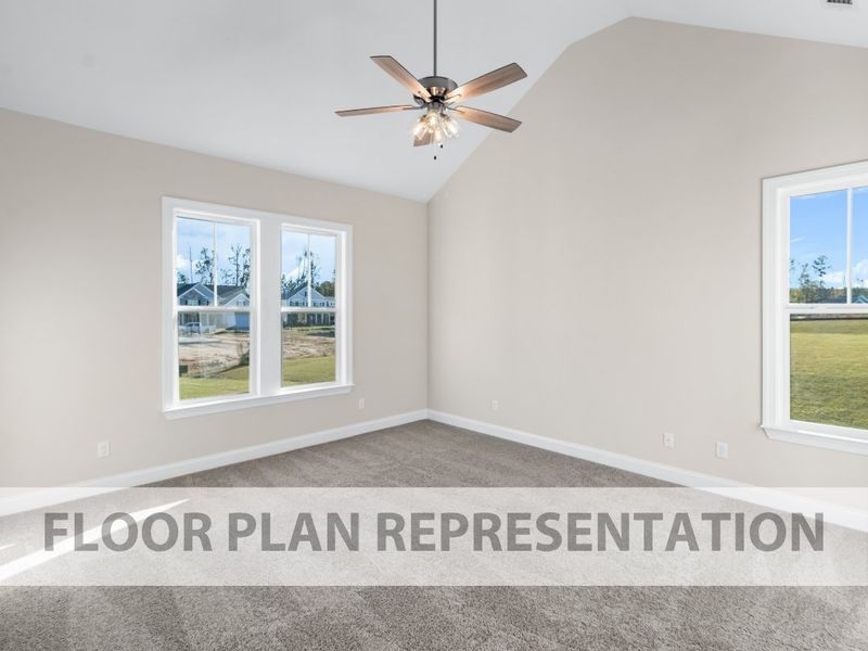 Primary Bedroom | Glendale Plan by Ivey Homes