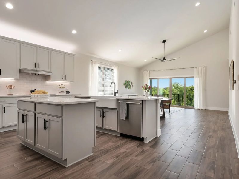 Representative furnished interior of a home built from the The Sunrise 50's by AHA Dream Homes, LLC in Whisper Valley, Manor (Image 8). Representative furnished interior of a home built from the The Sunrise 50's by AHA Dream Homes, LLC in Whisper Valley, Manor (Image 8).