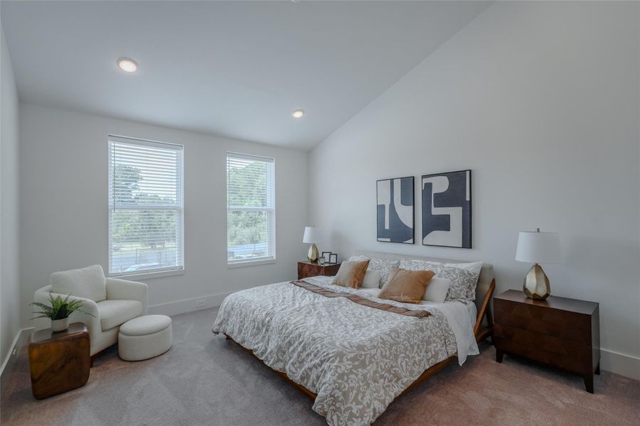 Furnished interior view inside a new home in Paul Quinn Court, Houston (Image 13). Furnished interior view inside a new home in Paul Quinn Court, Houston (Image 13).
