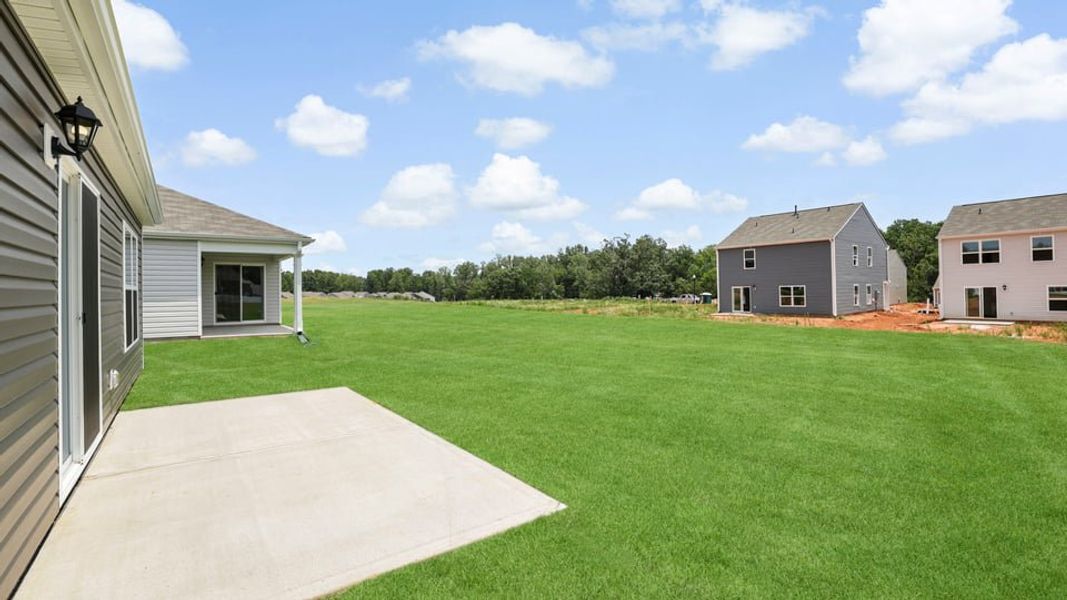 Exterior details and patio area of a home in Cedar Gap, Fountain Inn (Image 19). Exterior details and patio area of a home in Cedar Gap, Fountain Inn (Image 19).