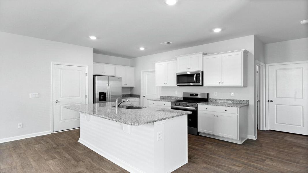 Furnished interior view inside a new home in Pineview North, Summerville (Image 17).