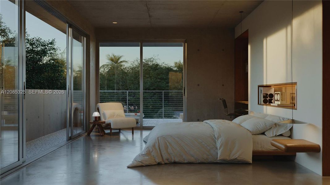 Furnished interior view inside a new home in , Fort Lauderdale (Image 4).