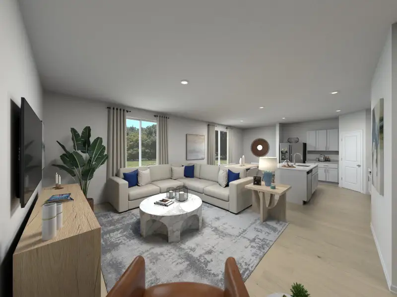 Furnished interior view inside a new home in Oakfield Trails - Premier Series, Parrish (Image 5).