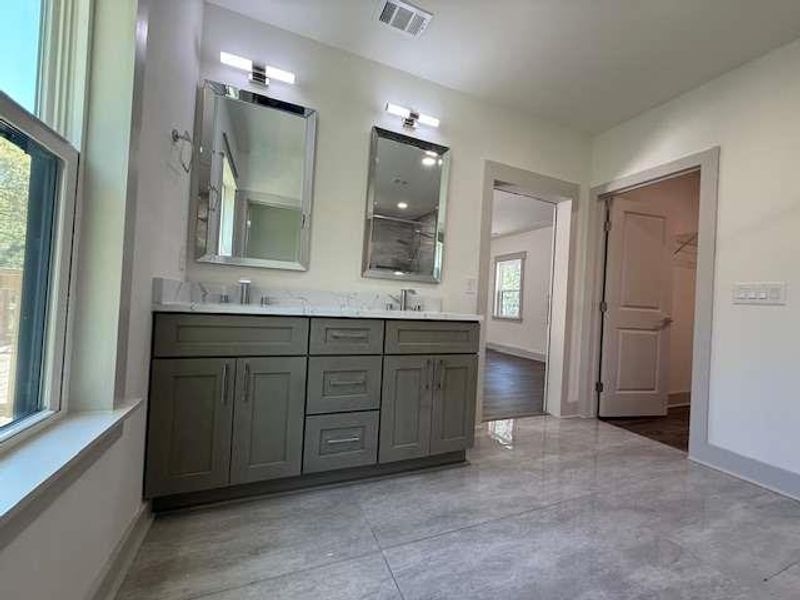 Furnished interior view inside a new home in , Atlanta (Image 13).