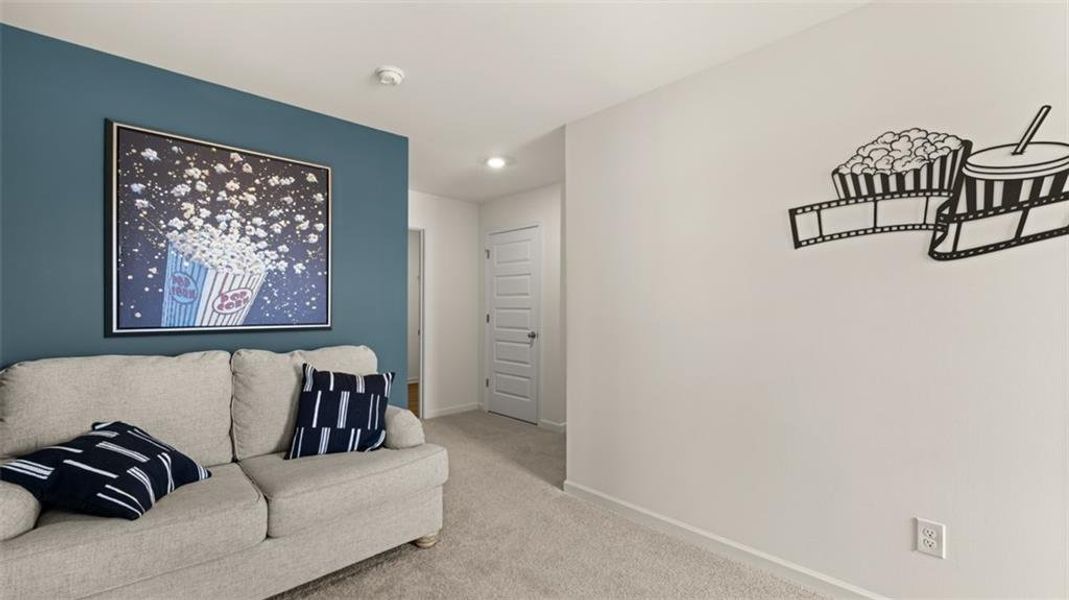 Furnished interior view inside a new home in Shoal Creek, Hampton (Image 35). Furnished interior view inside a new home in Shoal Creek, Hampton (Image 35).