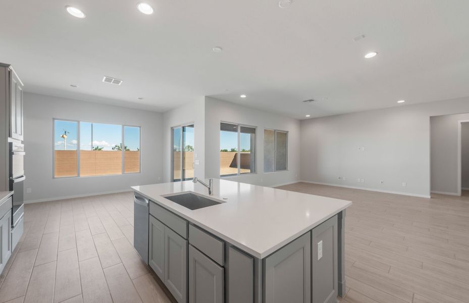 Furnished interior view inside a new home in Legado West, Queen Creek (Image 6). Furnished interior view inside a new home in Legado West, Queen Creek (Image 6).