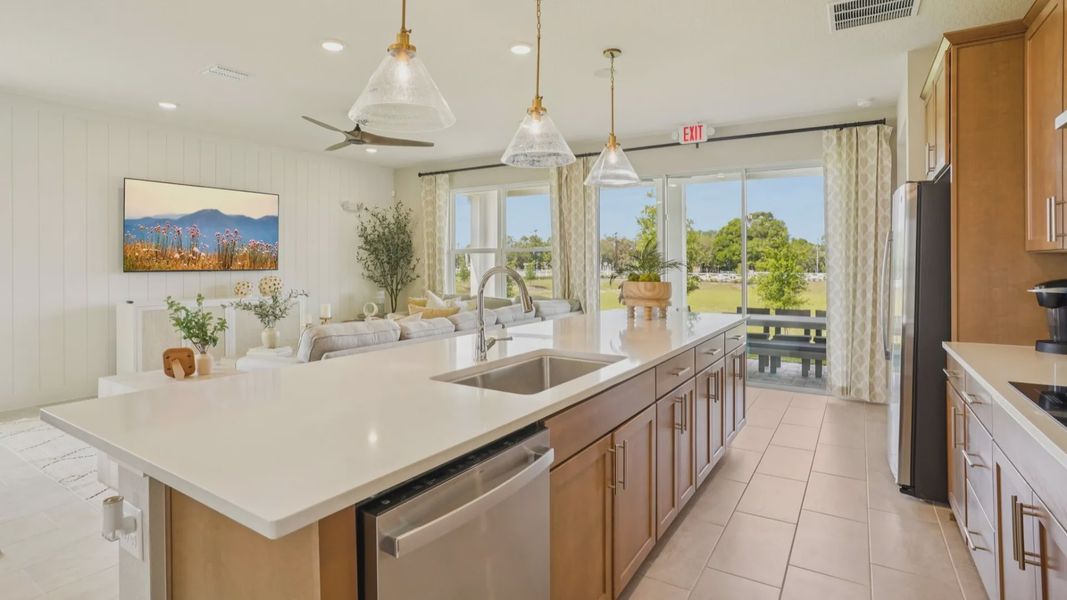 Furnished interior view inside a new home in Haven at Diamond Springs, Jacksonville (Image 5).