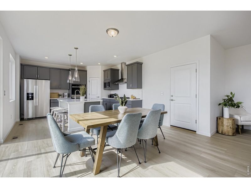Furnished interior view inside a new home in Country Club Reserve, Fort Collins (Image 17).