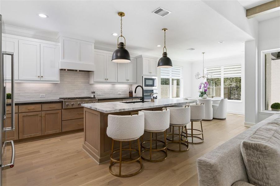 Furnished interior view inside a new home in , College Station (Image 8).