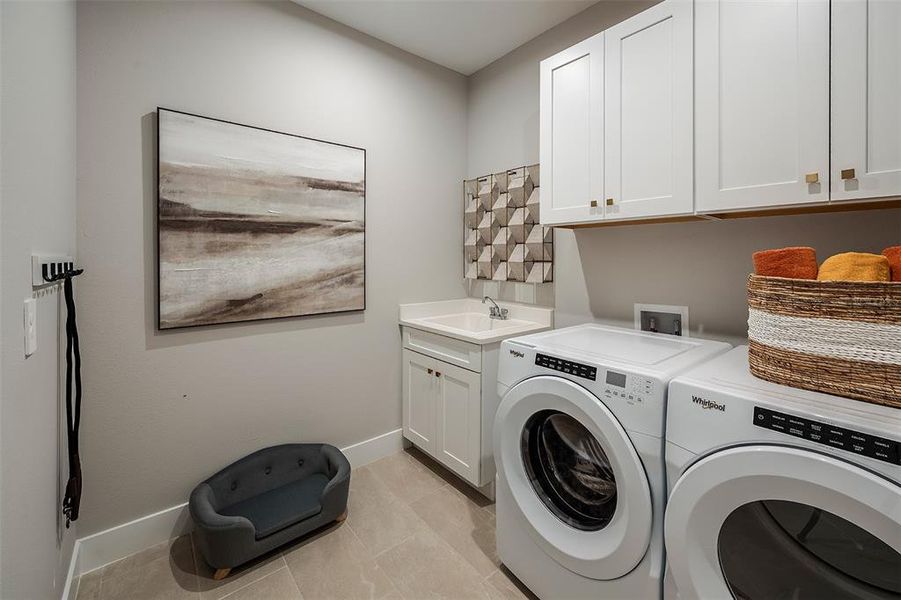Furnished interior view inside a new home in Wellen Park, Venice (Image 9).