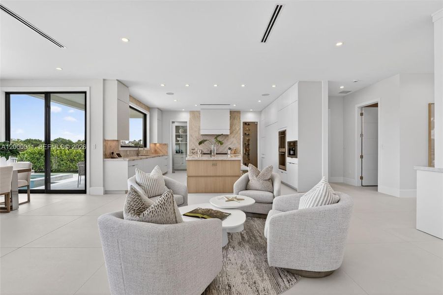 Furnished interior view inside a new home in , Fort Lauderdale (Image 8).