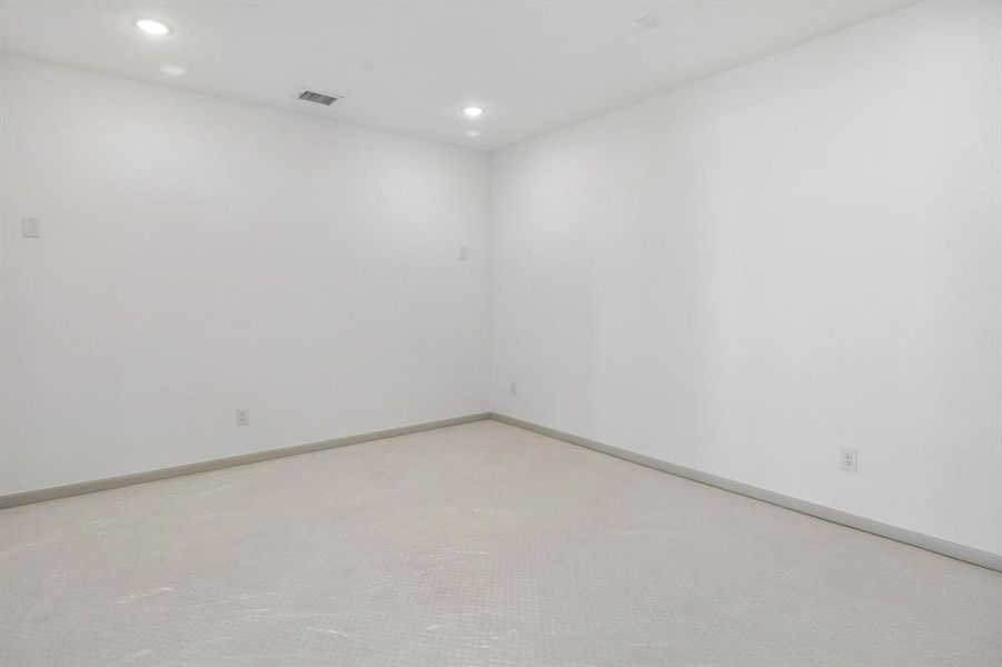 Your new media room and adjacent game room create the ultimate space to host big game day parties!