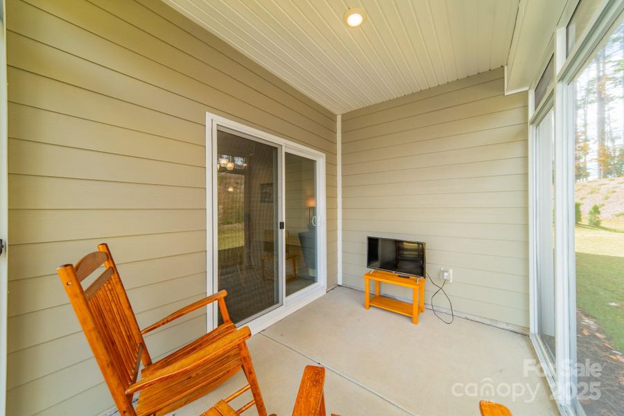 Exterior details and patio area of a home in , Charlotte (Image 3). Exterior details and patio area of a home in , Charlotte (Image 3).