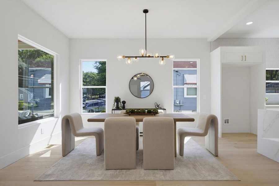 Furnished interior view inside a new home in , Atlanta (Image 34).