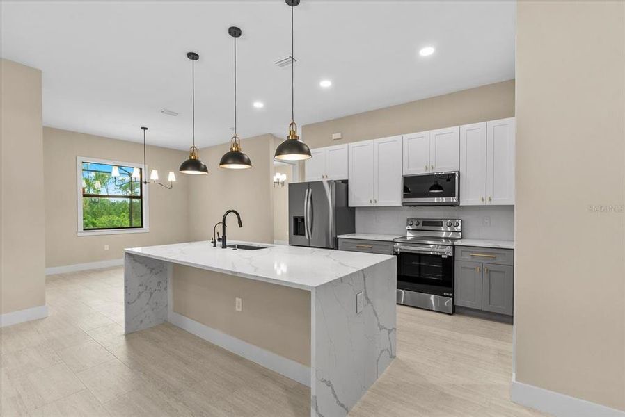 Furnished interior view inside a new home in , Port Charlotte (Image 12). Furnished interior view inside a new home in , Port Charlotte (Image 12).