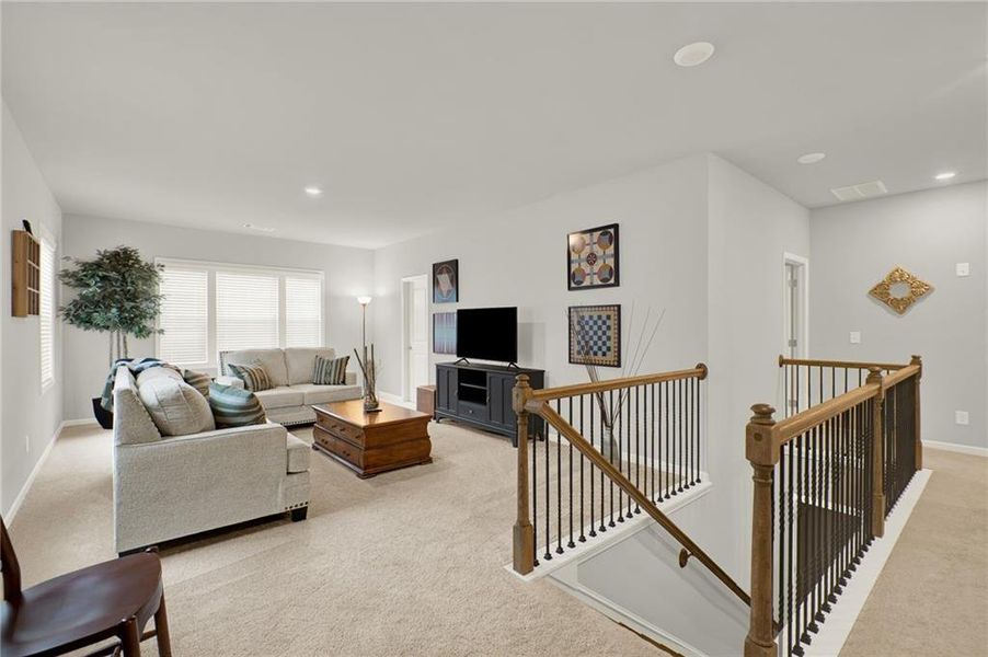 Furnished interior view inside a new home in , Flowery Branch (Image 13).