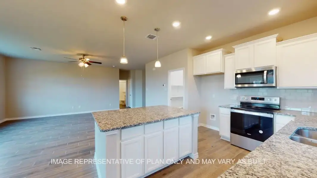 Furnished interior view inside a new home in Homestead, Temple (Image 4).