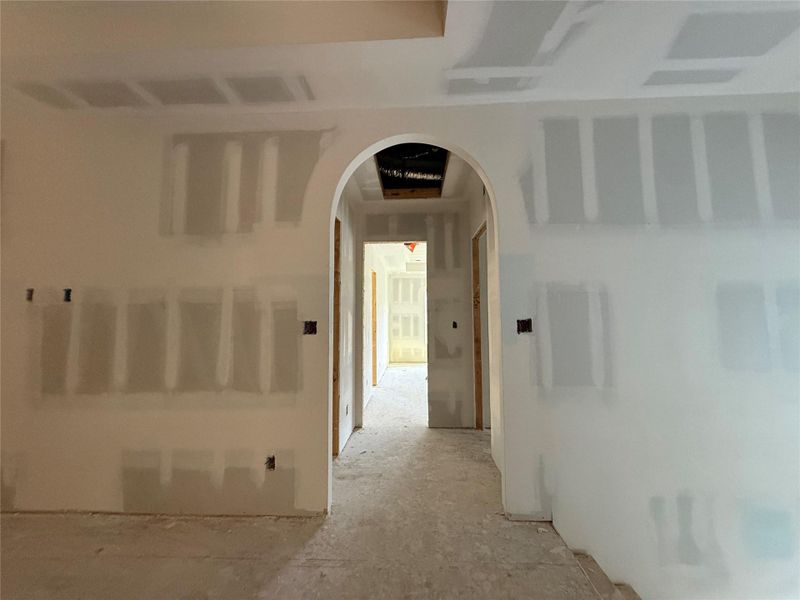 Archways continue upstairs