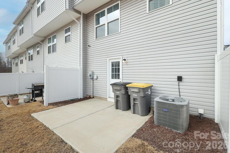 Exterior details and patio area of a home in , Kannapolis (Image 4).