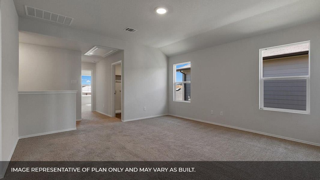 Spacious, unfurnished interior of a new home in Bar W Ranch, Leander (Image 11). Spacious, unfurnished interior of a new home in Bar W Ranch, Leander (Image 11).