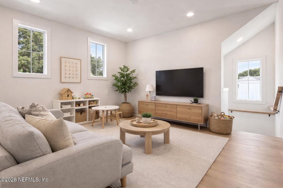 Furnished interior view inside a new home in , Fernandina Beach (Image 16).