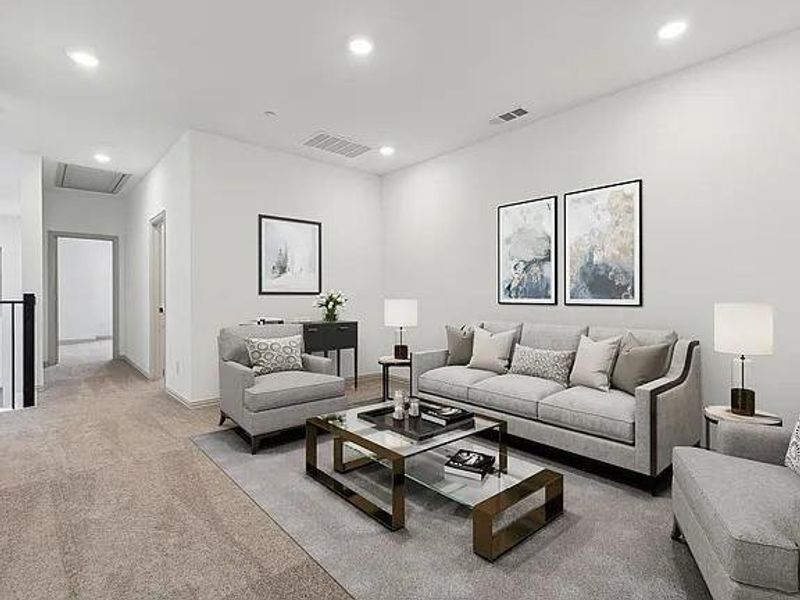 Furnished interior view inside a new home in , Midlothian (Image 4).
