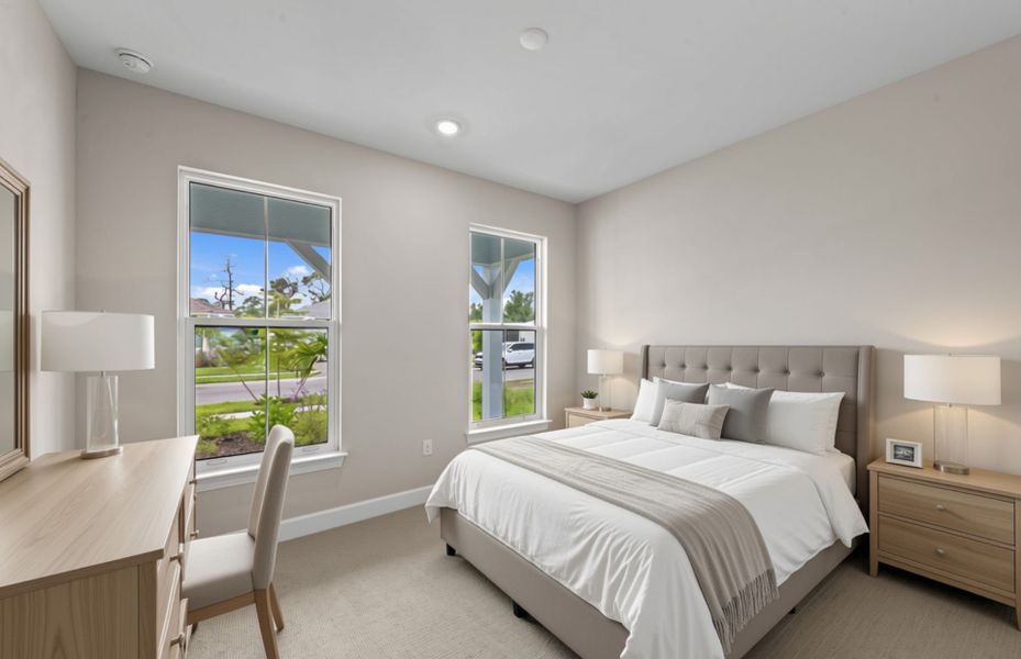 Furnished interior view inside a new home in Shores at Stillwater, Englewood (Image 10).