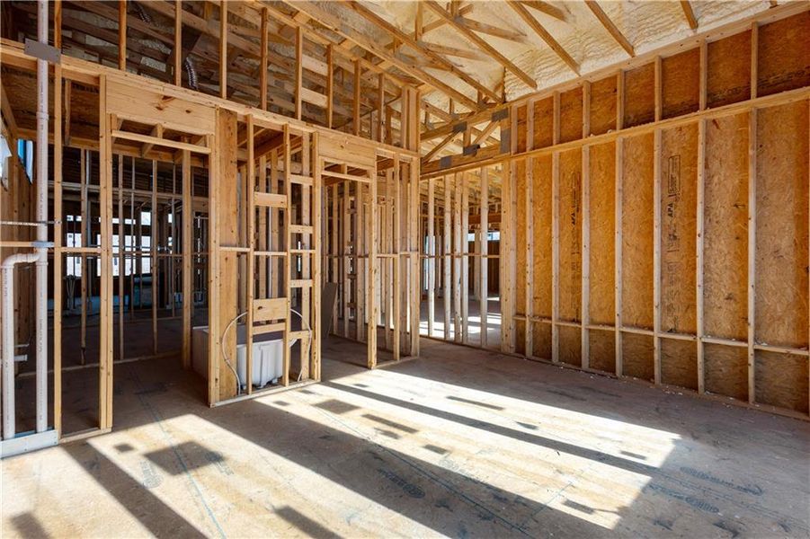 In-progress construction of a new home in , Duluth, GA (Image 25).