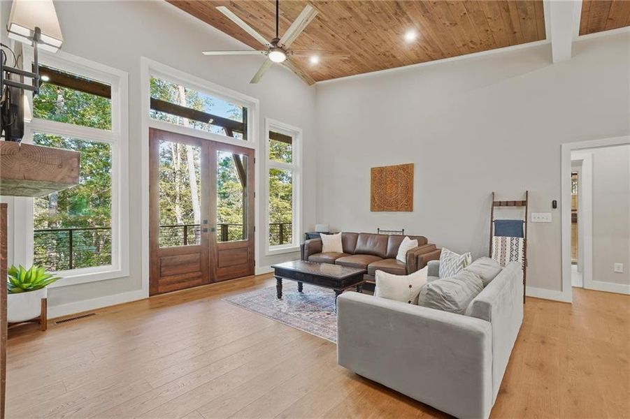 Furnished interior view inside a new home in , Ellijay (Image 16). Furnished interior view inside a new home in , Ellijay (Image 16).