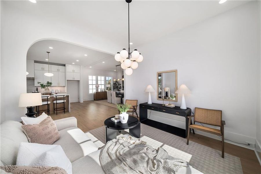 Furnished interior view inside a new home in , Milton (Image 55).