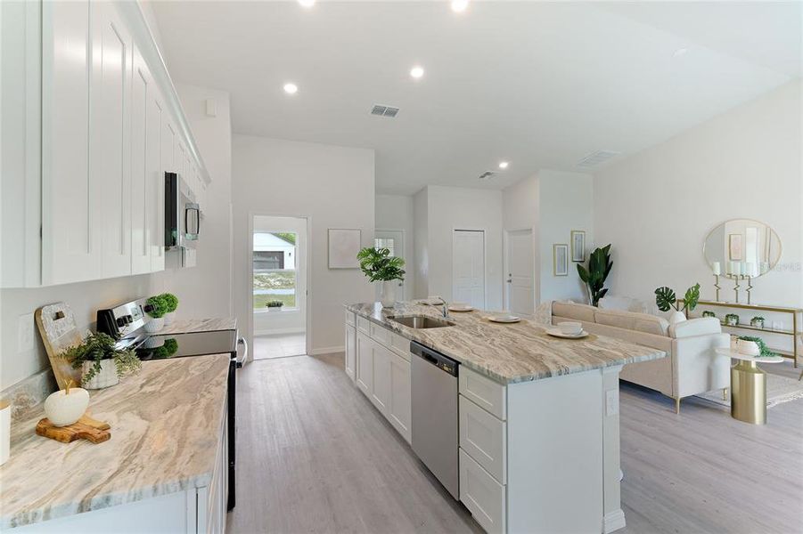 Furnished interior view inside a new home in , North Port (Image 14).
