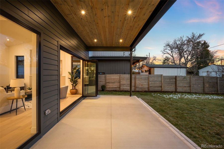 Exterior details and patio area of a home in , Denver (Image 4).