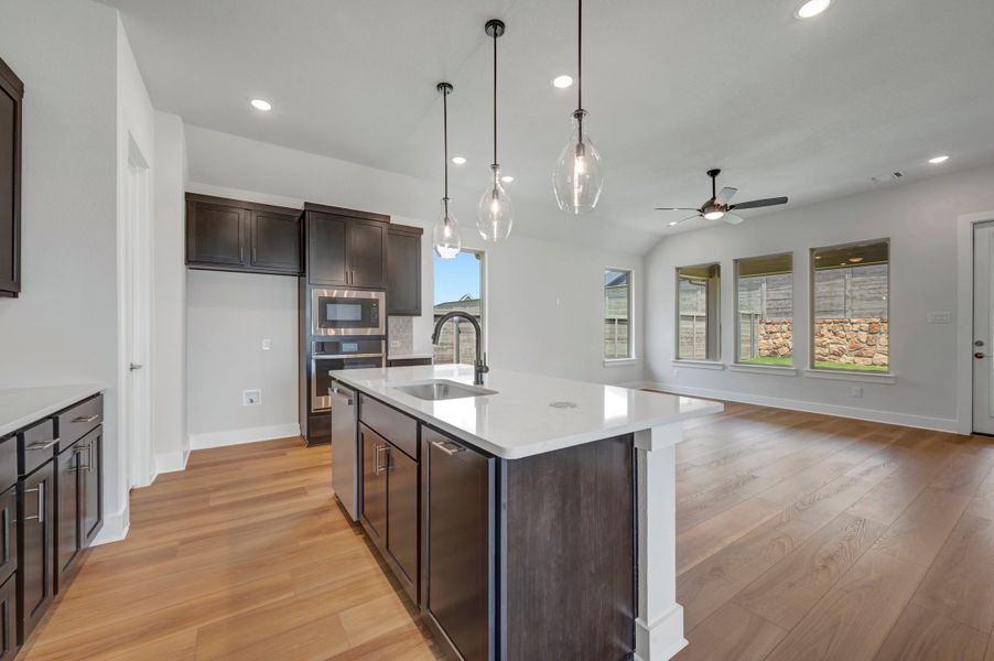 Furnished interior view inside a new home in Treeline, Justin (Image 7).
